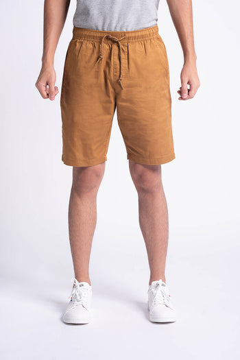 Bossini Mens Woven Shorts - Turquoise & Khaki