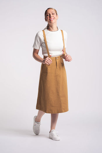 Bossini Ladies Woven Skirt - Khaki