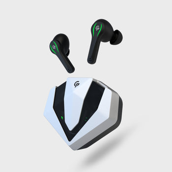 Porodo Wireless Gaming Earbuds - White
