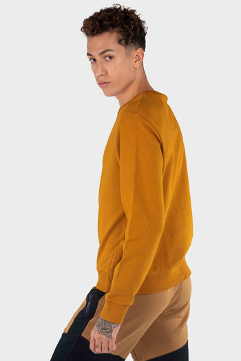 Bossini Mens Crew Neck Sweat Shirt - Earthy