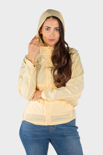 Bossini Ladies Hooded WindBreaker - Butter