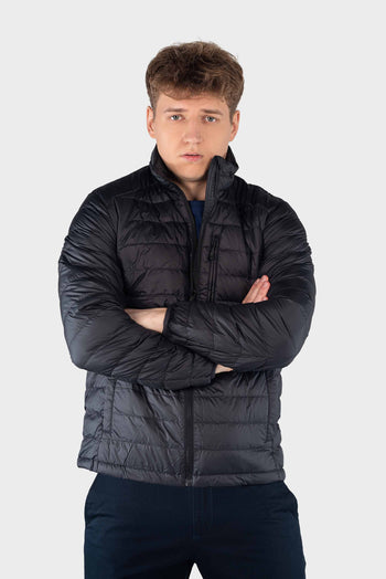 Bossini Mens Woven Down Jacket - Black