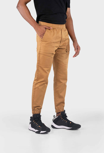 Bossini Mens Woven Pants - Khaki