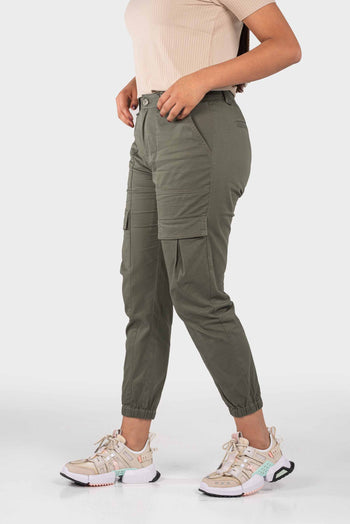 Bossini Ladies Woven Pants - Green