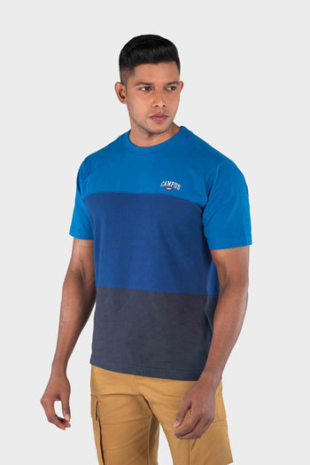 Bossini Mens Round Neck T-Shirt - Blue