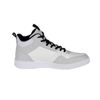 PEAK Men's Mid Top Culture Shoes - White/Light Grey