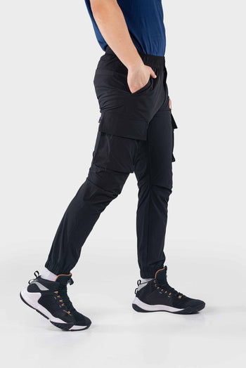 Bossini Mens Woven Sweat Pants - Black