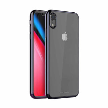 Viva Madrid Glaxo Flex Back Case for iPhone Xr - Jet Black