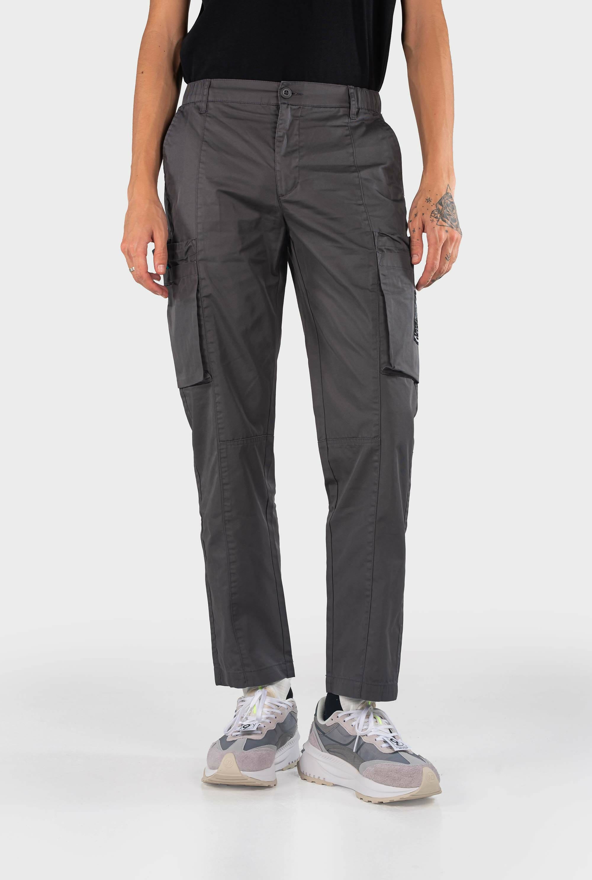 bossini Men's Mid Waist Loose Fit Regulat Woven Pants Casual Track Pants  with Pockets 2XL - Walmart.com