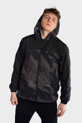 Bossini Mens Camouflage Hoodie - Black