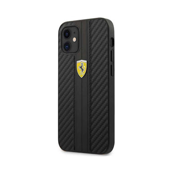 Ferrari On Track Carbon PU Hard Case for iPhone 12 Mini