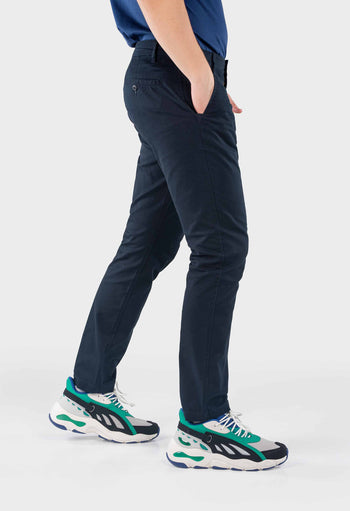 Bossini Mens Woven Pants - Dark Blue