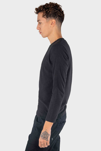 Bossini Mens Knitted Pullovers - Black