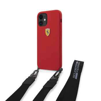 Ferrari On Track Liquid Silicone Hard Case for iPhone 12 Mini (5.4")