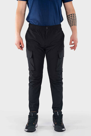 Bossini Mens Woven Sweat Pants - Black