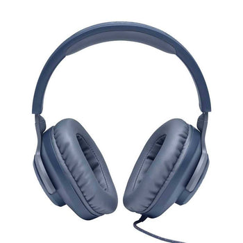 JBL Quantum 100 Wired Over-Ear Gaming Headset - White & Blue