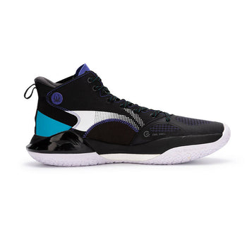 Li-Ning YUSHUAI XV Professional Basketball Shoes - Men - Black/Butterfly Blue