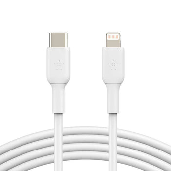 Belkin Boost Charge USB-C with MFI Lightning Connector 1m - White
