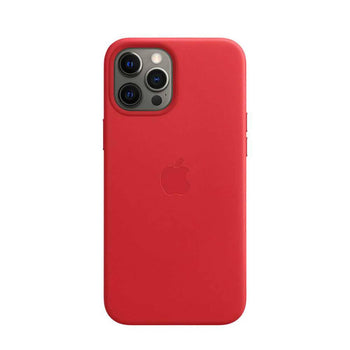 Apple iPhone 12 Pro Max Leather Case with MagSafe - Red