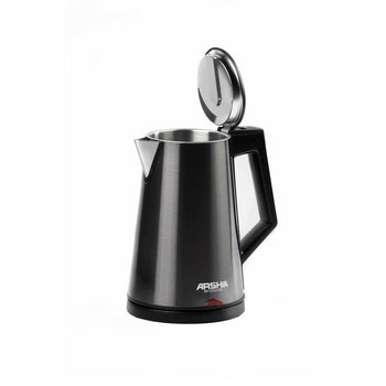 ARSHIA STAINLESS STEEL ELECTRIC KETTLE BLACK