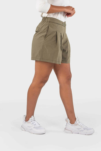 Bossini Ladies Woven Shorts - Green