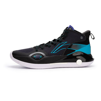 Li-Ning YUSHUAI XV Professional Basketball Shoes - Men - Black/Butterfly Blue