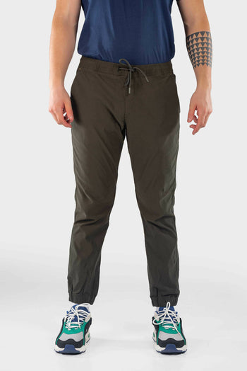 Bossini Mens Woven Pants - Dark Green