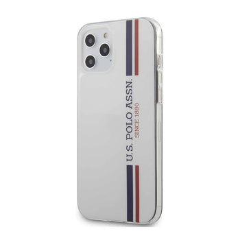 U.S.Polo Assn. Tricolor Vertical Stripes case for iPhone 12 / 12 Pro