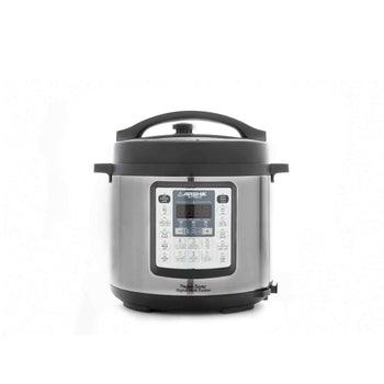 ARSHIA 6L PRESSURE EXPRESS MULTICOOKER,1000W STAINLESS STEEL/ BLACK,NON STICK