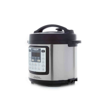 ARSHIA 6L PRESSURE EXPRESS MULTICOOKER,1000W STAINLESS STEEL/ BLACK,NON STICK