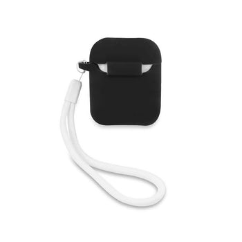 Guess Silicone Vintage Case with White Logo for Airpods 1/2