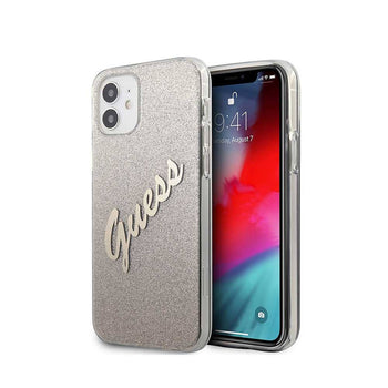 GUESS Script Glitter Gradient case for iPhone 12 / 12 Pro (6.1")