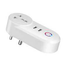 Porodo Lifestyle Dual USB-Port Smart Wifi Plug UK 16A - White