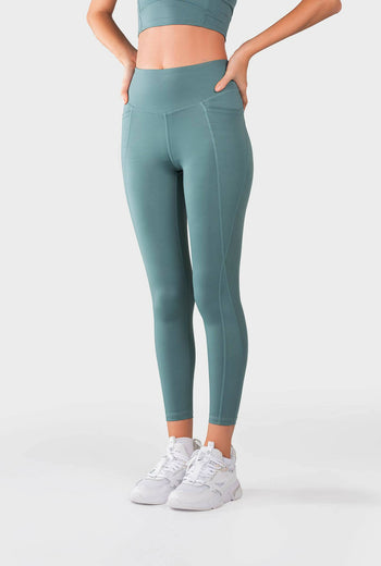 Bossini Ladies Knit Leggings - Turquoise