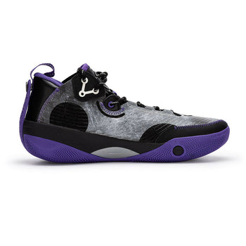 Li-Ning Shadow 3 Low Basketball Shoes - Men - Black/Rock Gray