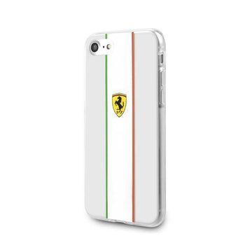 Ferrari Transparent Hard Case for iPhone 7/8/SE 2 - Italy